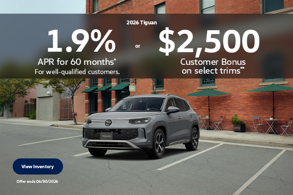 2026 May Tiguan APR Offer